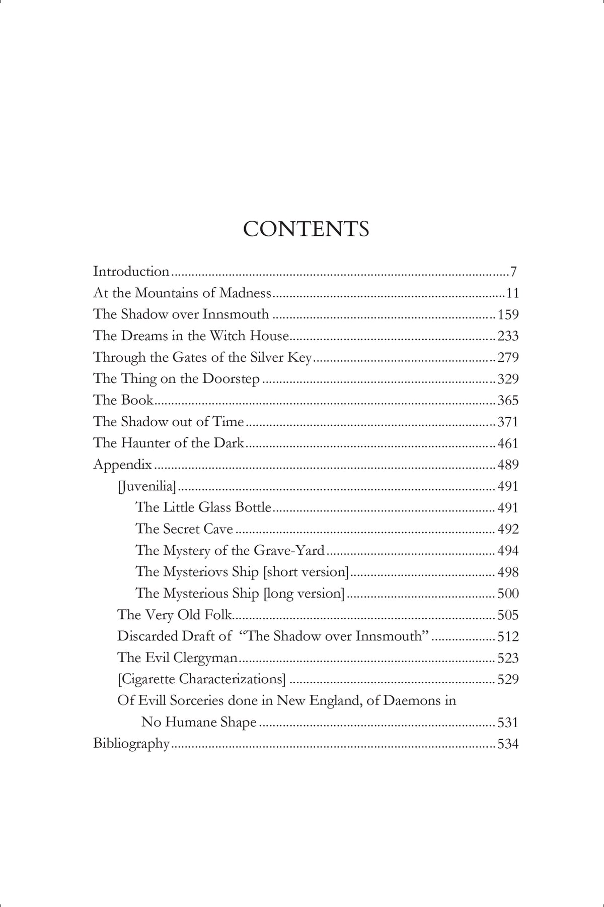 H. P. Lovecraft Collected Fiction Volume 3