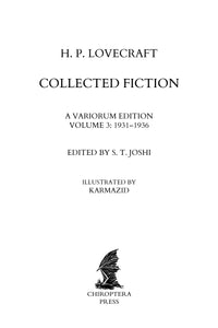 H. P. Lovecraft Collected Fiction Volume 3
