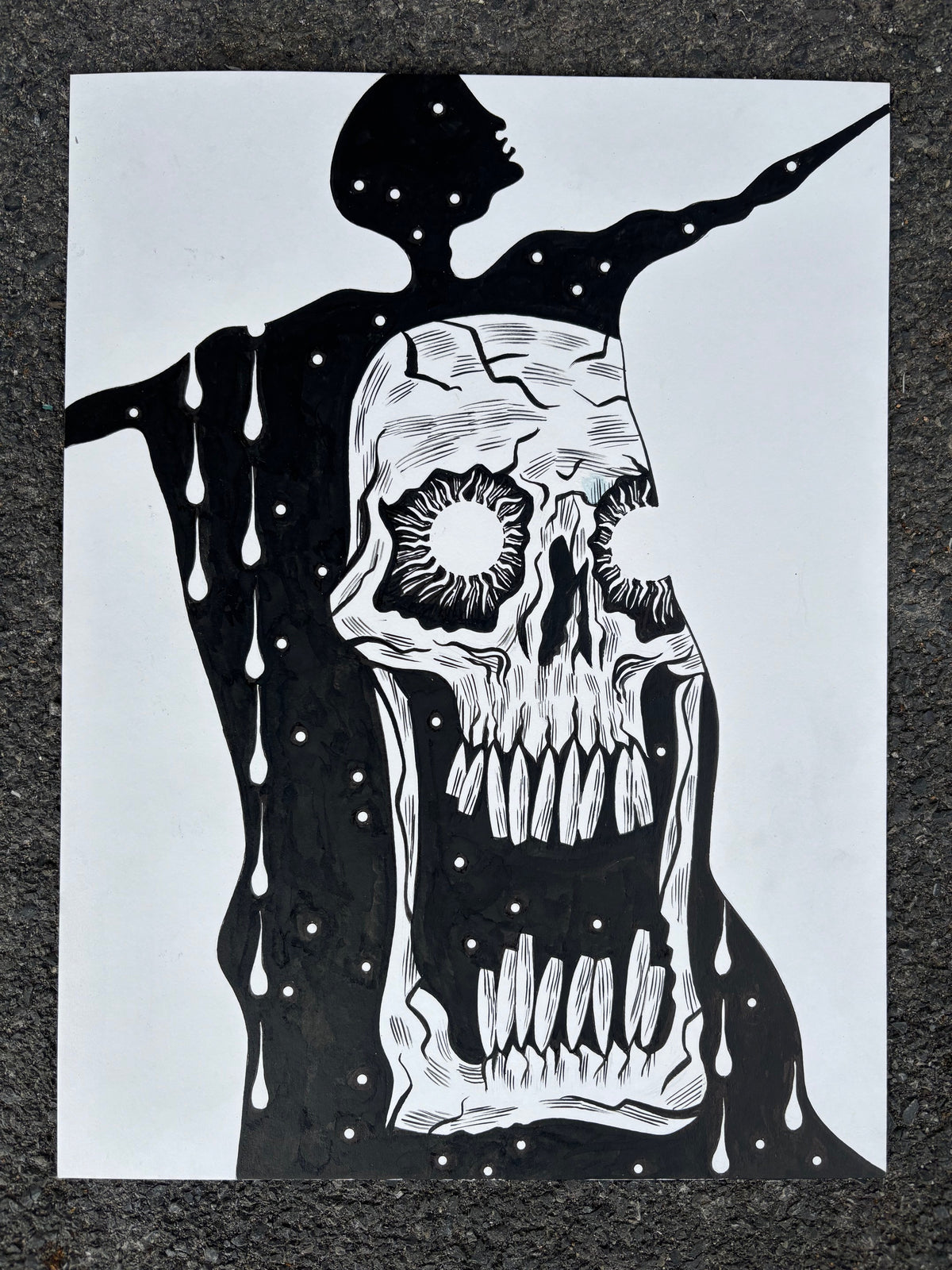 "I Have a Special Plan for This World" original art by Jonathan Dennison