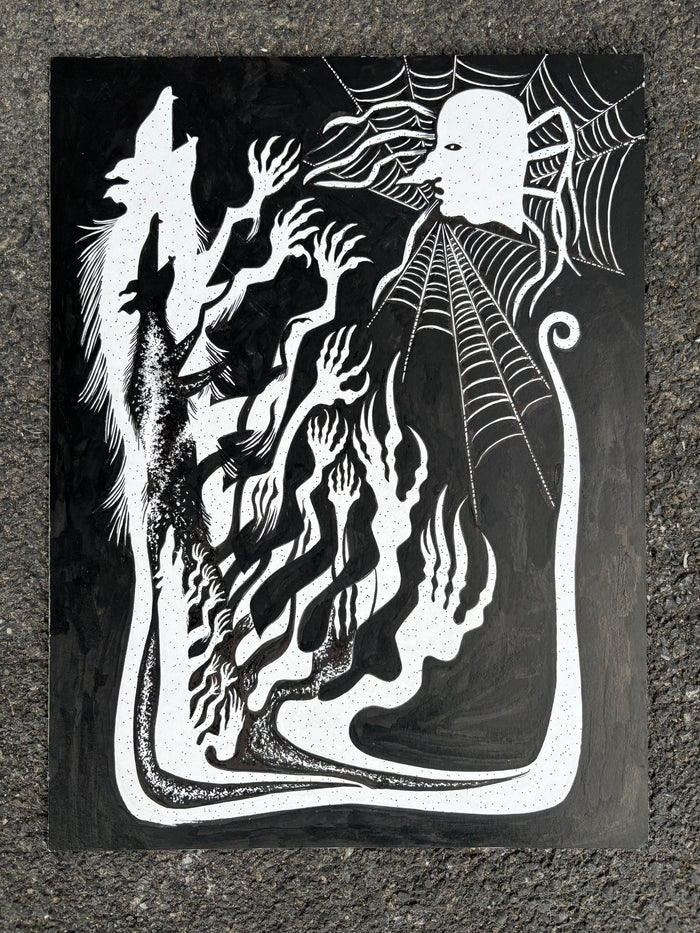 "My Case for Retributive Action" original art by Jonathan Dennison