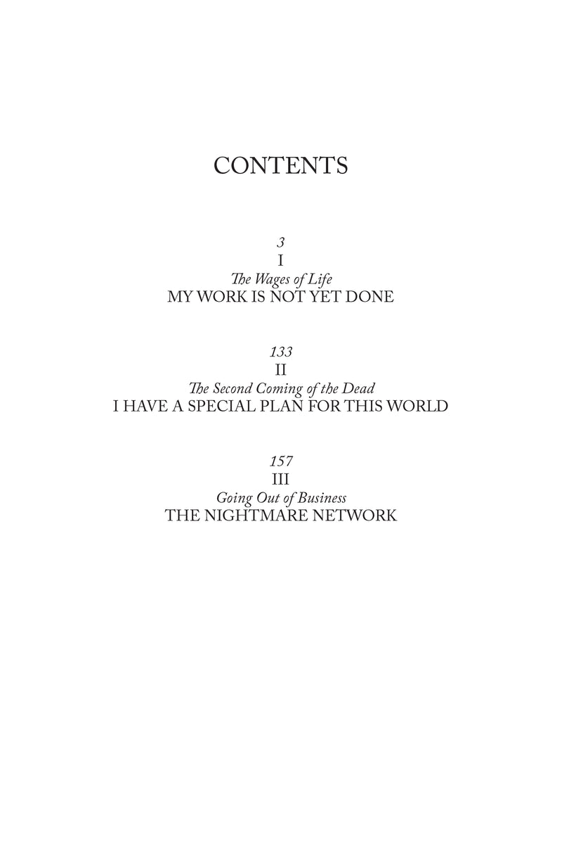 My Work Is Not Yet Done by Thomas Ligotti