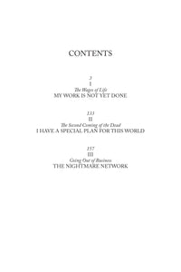 My Work Is Not Yet Done by Thomas Ligotti - Slipcase Edition