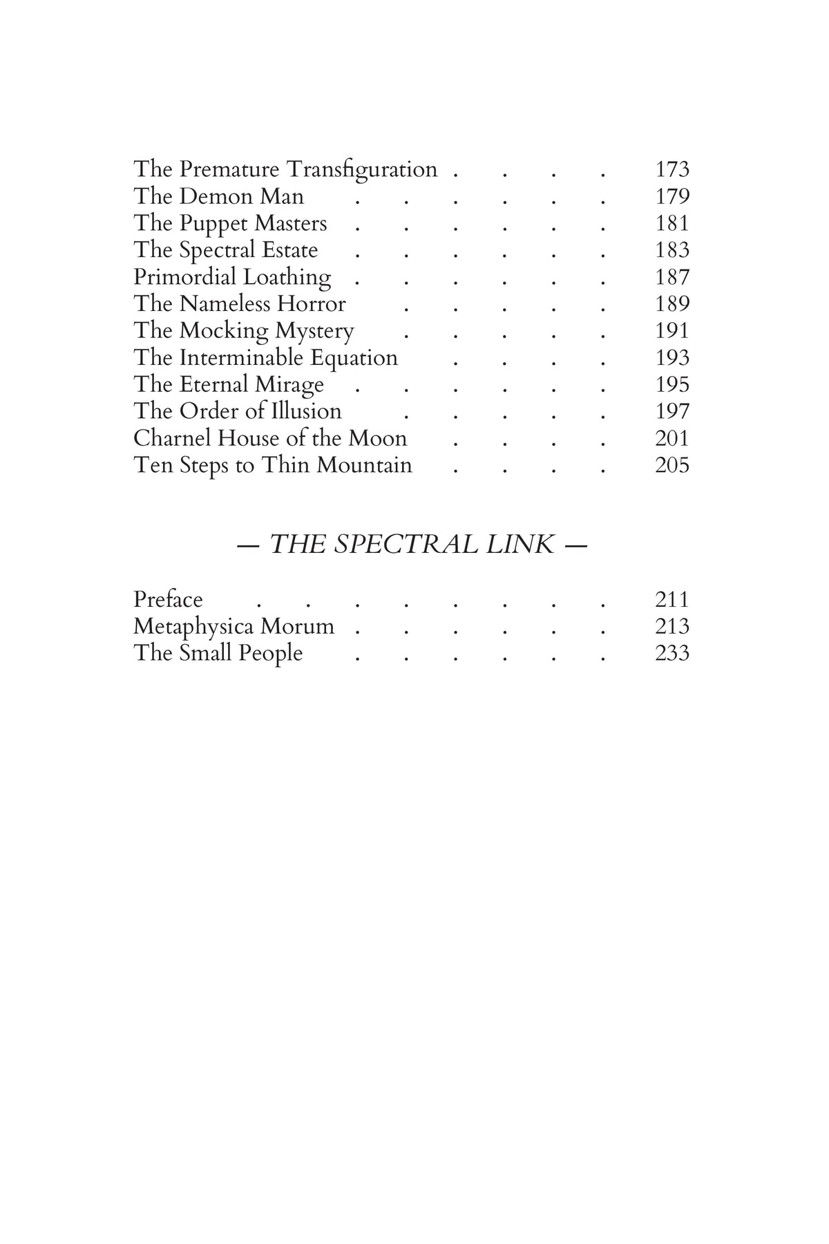 Noctuary & The Spectral Link by Thomas Ligotti - Illustrated Edition - Lettered Edition