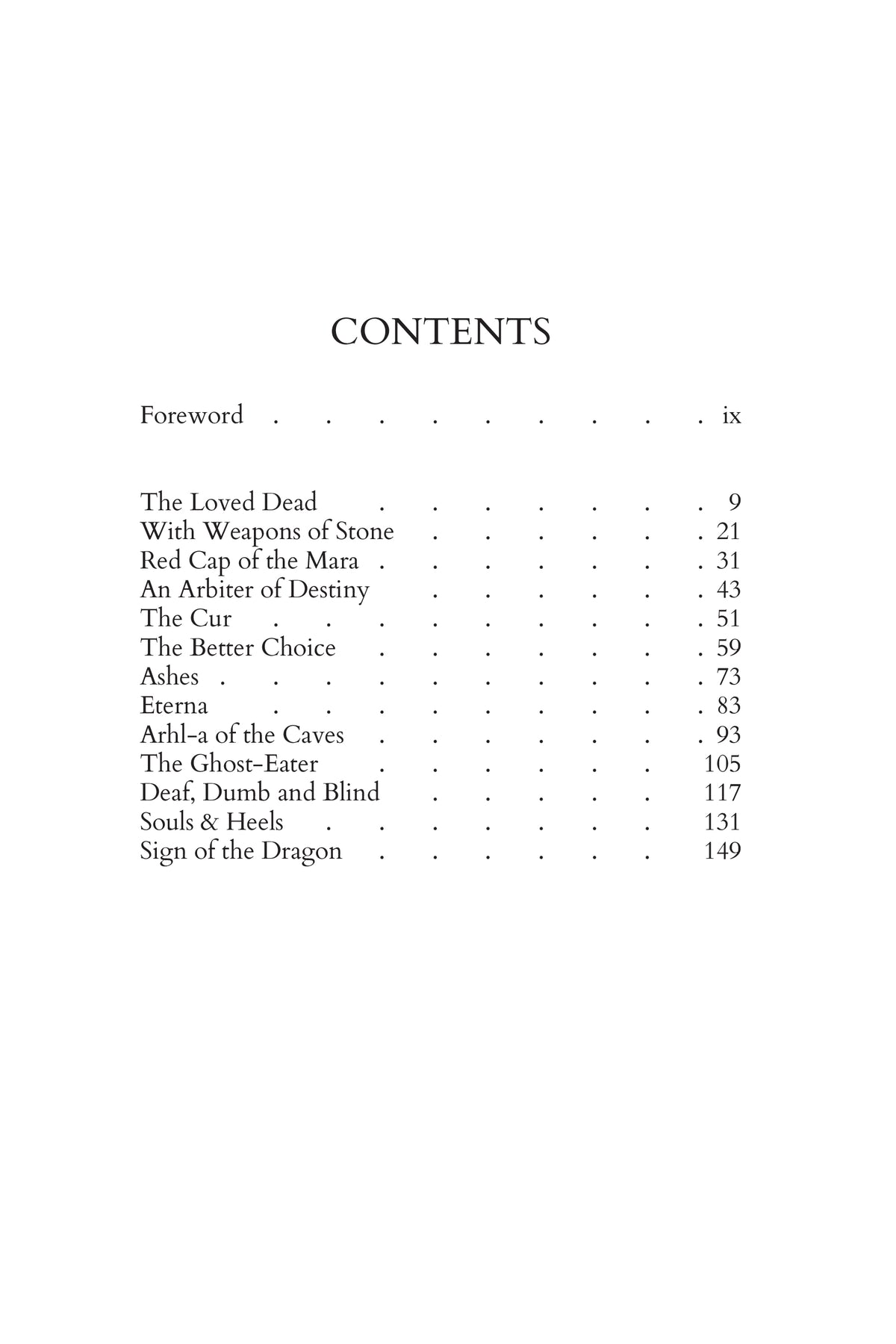 C. M. Eddy, Jr. The Loved Dead and Other Tales